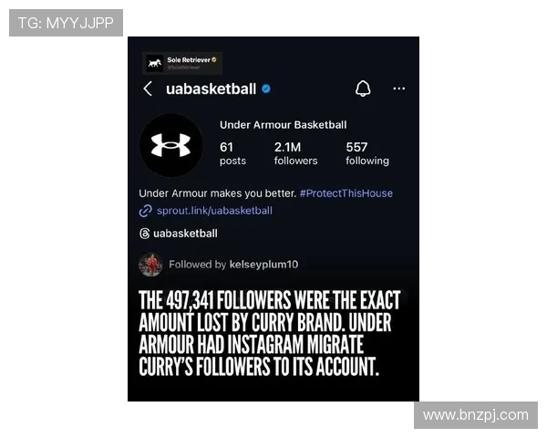 库里品牌账号粉丝近50万被UA转移是否意味着友好关系的终结